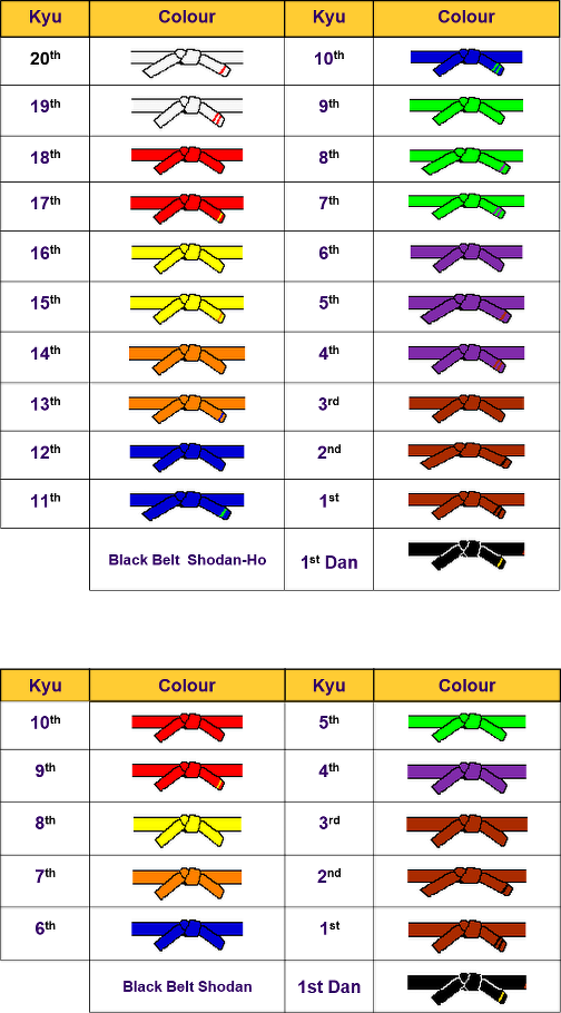 Help With Housing Karate Belts Order